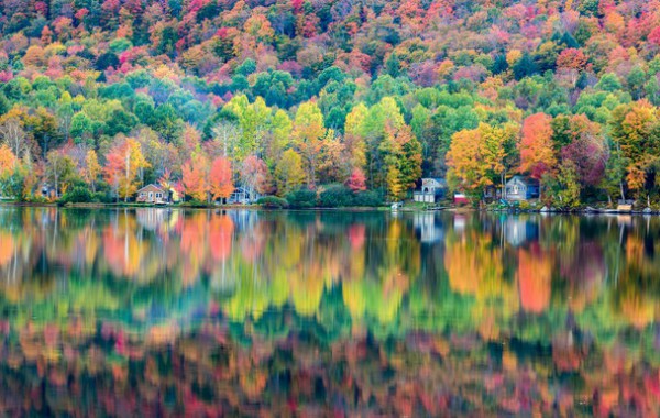 <br><b>Vermont - Fall Colors - Vermont - Sonbahar Renkleri</b></br>  Manish Mantani'ye ait bu kare, doal olarak Vermont'ta ekilmi. Minno.