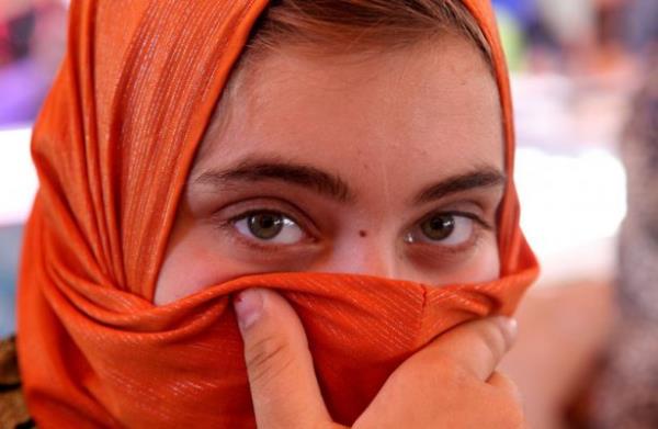 Irak'taki i atmalarn kk madurlar Telaferli Trkmen ocuklar, renkli gzleri ve masum yzleriyle dikkat ekiyor.