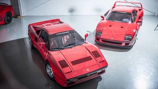 1980'ler...1984 Ferrari 288 GTO and 1987 Ferrari F40