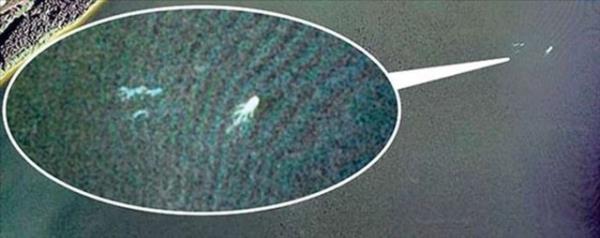 Son iddia ise uzaydan ekilen fotoraflara ortaya kan bu grntnn Loch Ness gl canavar olduu belitildi.