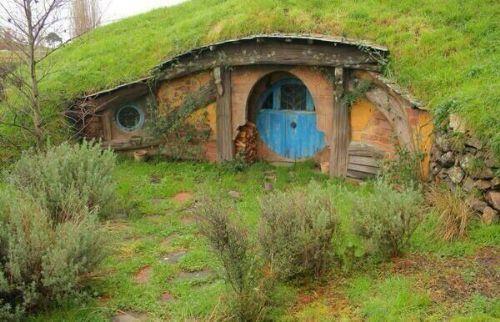 Yzklerin Efendisi ekimlerinden kalan Hobbit evi... Matamata, Yeni Zelanda
