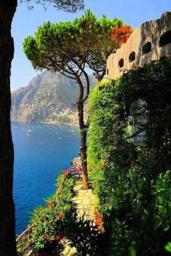 Positano, Amalfi Adas, talya