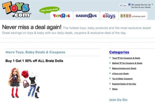 Toys.com 5,1 milyon dolar.