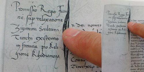 Elilerimin doruluuna, drstlne ve akllarna gvendiim iin onlar Papa ile Trk'n kardei ilgili seyahati konuup sonulandrmasyla tam yetkili klyorum. Nakil srasnda Trk'n kardeinin ihtiyac olan her eyinin karlanmas, korunmas ve mutabk kaldmz antlamann her bir maddesinin yerine getirilmesi szn vermeniz dileiyle...'