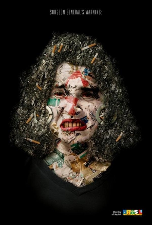 Sigarann zararlarn anlatan afiler
