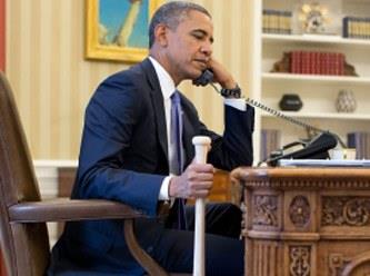 ABD Bakan Barack Obama'nn 2012 ylnda Babakan Recep Tayyip Erdoan'la yapt telefon grmesinin Beyaz Saray tarafndan servis edilen bu fotoraf o dnem byk tartmalara neden olmutu.