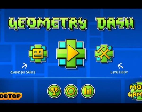 Geometry Dash ritm bazl bir platform oyunu. Tek yapabildiimiz, ekrana dokunarak zplamak ve engellere arpmadan blm bitirmek.