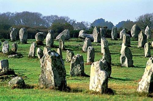 Carnac talar, Fransa, Brittany, Carnac