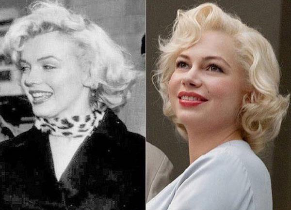 Marilyn Monroe'u oynayan Michelle Williamas
