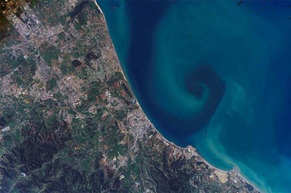 Cezayir Sahili'ndeki spiral knt