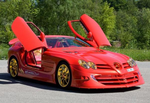 2011 Mercedes-Benz SLR McLaren 999 Red Gold Dream: $10,000,000
