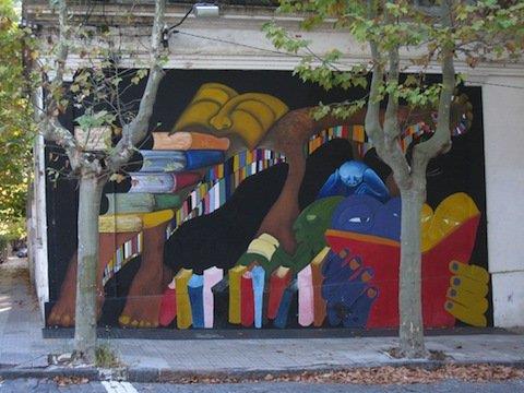 Uruguay'da bir duvar.