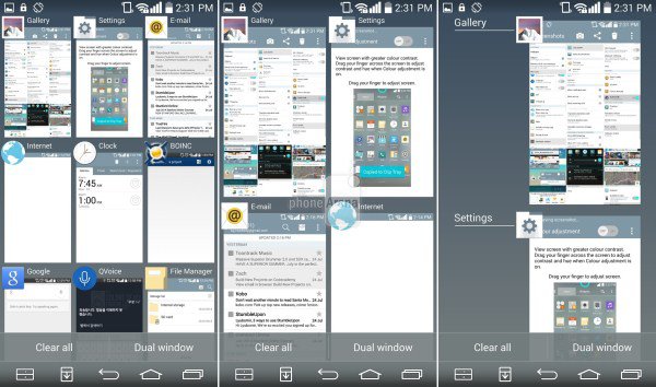 <p><b>Uygulama anahtarlarn deitirmek</b></p>    LG G3'n en iyi zelletirmelerinden biri de, uygulamas gei mensnde, navigasyon dmesi iin  yaknlatrma seviyesi olmas.
