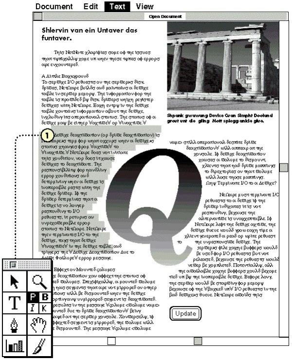 <p><b>OpenDoc</b></p>    Opendoc'un Ofis yazlmlarna rakip olma giriimi, yksek bellek gereksinimi ve uygulamalarnn ar olmas nedeniyle baarsz oldu.