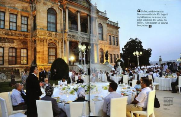 Abdullah Gl her yl Ramazan aynn ilk iftarn ''en deerli misafirlerim'' diye nitelendirdii ehit aileleri ve gazilerle birlikte yapt. (stanbul-13 Austos 2010)