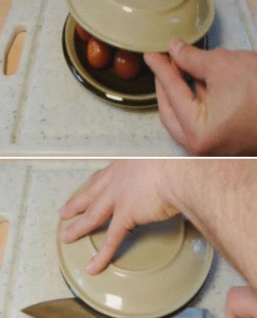 Kahvaltlarn vazgeilmezi domatesleri annda doramak iin..