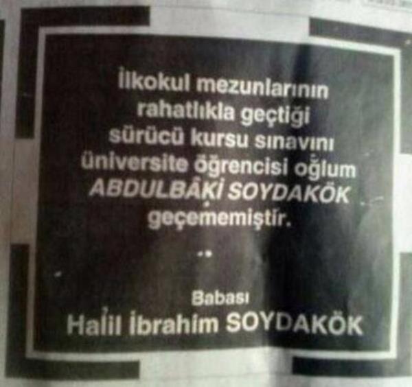 Adnan Dalgakran : Evlat sevgisi