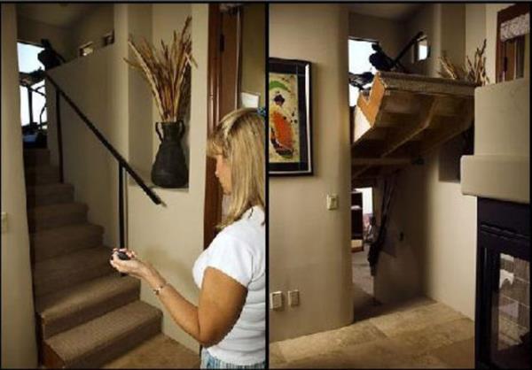 Sradan mobilyalar ya da sradan zeminler gibi grnen bu yerlere dikkatli bakn...