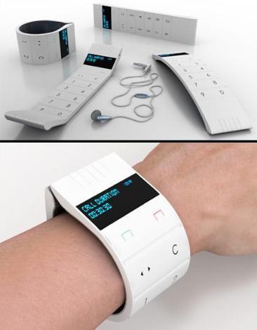 <p><b>Kol saati gibi cep</b></p>  Shirley A. Roberts imzal� bu cep telefonu tasar�m� ise di�er cep telefonlar�ndan farkl� olarak esnekli�iyle �n plana ��k�yor. K�vr�labilen ve rulo �eklinde katlanabilen bu telefon, kol saati gibi de kullan�labiliyor.