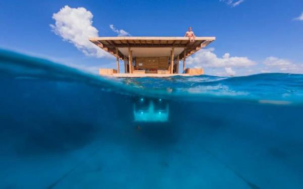 Su alt hoteli, Zanzibar