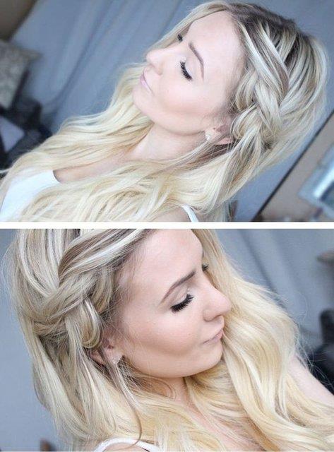 Salarnz tek taraftan bol ve kaln bir biimde rp serbest brakrsanz olduka modern bir grn elde edebilirsiniz.