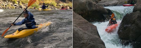 Kayaking (Eskimo kay): ki kiilik modelleri de bulunsa da genellikle tek kiilik modelleri daha ok rabet grmekte. Bu spor, size kefin, macerann ve rahatlamann tadn yaatacak. nsanlarn yaamad kylardaki vahi hayat, ky ehirlerini rahatlkla tanyabilirsiniz. Hzla akan nehir sularnda yol alrken, suyun gcne kar vereceiniz tepkiler adrenalinizi ykseltecei kesin...