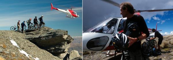 Helibiking : Bir sonraki aama... Helikopter sizi bisikletinizle birlikte gzden uzak bir yere brakyor. Nefes kesen bir macera, bilinmeze yolculuk... Da bisikleti yapmak hi bu kadar zevkli olmamt...