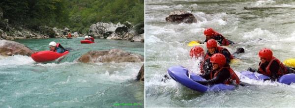 Hydrospeed (aslnda bir markadr) nehirde aa doru ilerlerken modifiye edilmi su yzeylerinde macera yaamak... ok heyecanl ve ok elenceli!