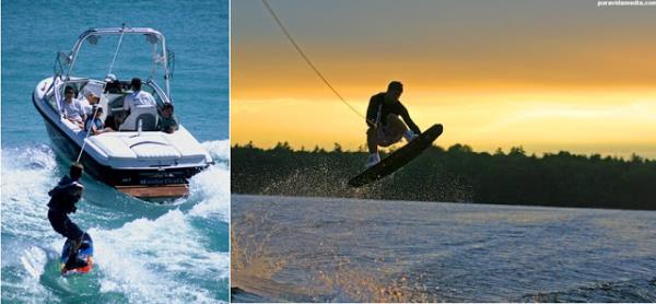 Wakeboard : te ok hzl gelien sporlardan biri daha... yi bir eitim, pratik gerektirdiini batan belirtelim. Motorlu bir botun yaratt dalgalar kullann ve havada atlayp zplayarak takla atmann heyecann yakalayn!