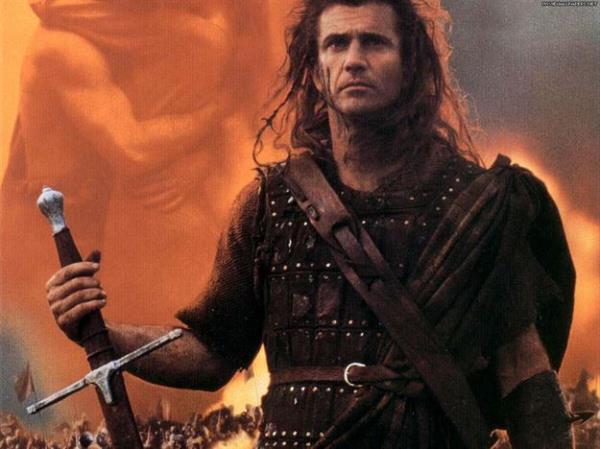 Mel Gibson: 235. "Cesur Yrek" te 38 kiiyi ldrd. Ortalamas 6.3