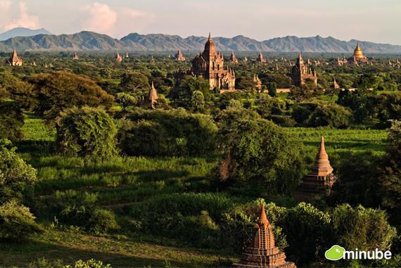 <p><b>20. Bagan - Myanmar</b></p>  Dnyann en gzel gn doumu antik Bagan kentinde gereklemektedir.  Gnn ilk klaryla beraber buharlaan sis, antik pagodann sonsuz ovalarnda aa kyor..