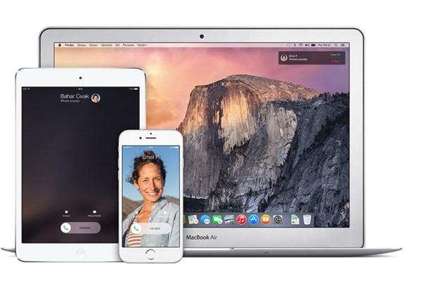 <p><b>iOS 8 ve OS X Yosemite</b></p>    Handoff ad verilen zellik sayesinde bir e-postay iPhone'da yazmaya balayp Mac'de kaldnz yerden devam edebiliyorsunuz. sterseniz Mac'inizde ziyaret ettiiniz bir sayfay, iPad'inizde incelemeye devam edebilirsiniz. Aygtlarnz ortak bir iCloud hesabna baladnzda tm bunlar otomatik olarak gerekleir. Handoff zelliini Mail, Safari, Pages, Numbers, Keynote, Harita, Mesajlar, Anmsatclar, Takvim ve Kiiler gibi uygulamalarla kullanabilirsiniz.