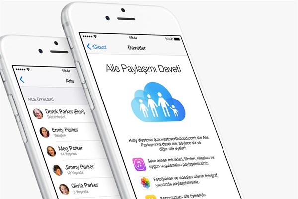 <p><b>Aile i Paylam</b></p>    Aile i Paylam zellii sayesinde bir ailede alt ye, hesaplarn paylamak zorunda kalmadan iTunes ve App Store'dan satn aldklarn paylaabiliyor. Tm alveriler tek kredi kartyla denebiliyor ve ocuklarn harcamalar ebeveynlere ait aygtlardan onaylanabiliyor.