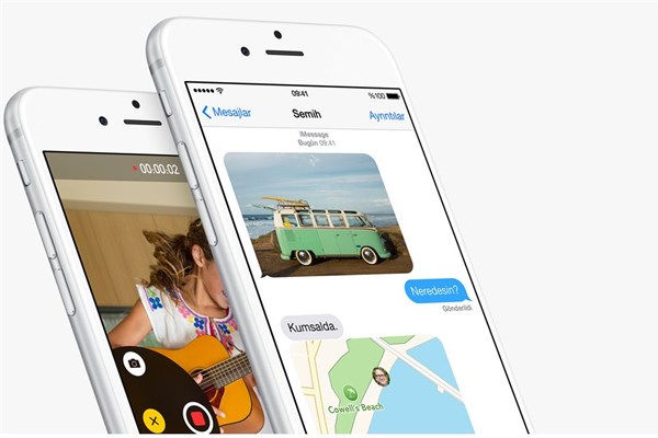 <p><b>Mesajlara ses ekleme</b></p>    Yeni srmle birlikte deiecek eylerden biri de Mesajlar. iOS8 ile birlikte herhangi bir yazmaya dokunarak sesinizi ekleyebiliyorsunuz. Grdnz bir eyin videosunu o anda ekip gnderebiliyorsunuz. Ailenizin ve arkadalarnzn nerede olduunuzu grmeleri iin konumunuzu kolayca paylaabiliyorsunuz.