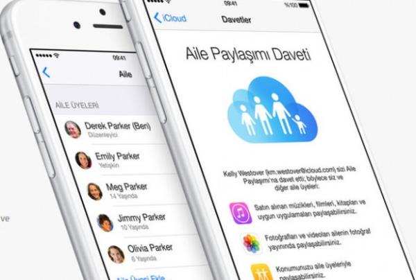 Aile iin paylam zelliiyle aileden 1 kiinin indirdii uygulamay aile yeleri(6 kii) para demeden indirebiliyor.