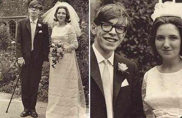 Stephen Hawking ei Jane Wilde ile beraber