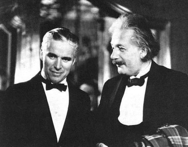 Charlie Chaplin ve Albert Einstein