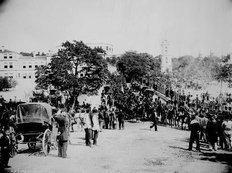 Yldz Saray'nda Cuma selamlndan sonra yaplan resmi geit