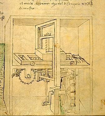 Manivela: Devrimsel manivela balantl mil sistemi dahil olmak zere, modern dnyada kullanlan birok otomatik sistem ilk kez Mslman dnyasnda kullanlmaya baland. Devirli hareketi, dorusal harekete evirmeye yarayan manivela ar nesnelerin kolaylkla kaldrlabilmesini salad. El Cezari tarafndan 12&#8217;inci yzylda kefedilen bu teknoloji, dnya apna yaylarak, bisikletten iten yanmal motorlara kadar birok icadn nn at.