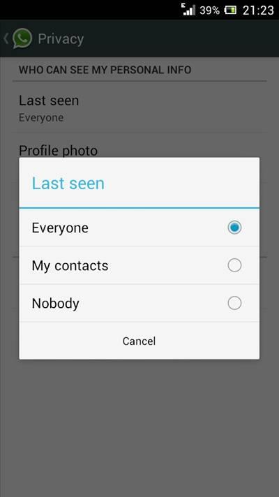 Arkadalarnz ve konuutuunuz insanlara ne zaman WhatsApp'a girdiinizi belli etmek istemiyor musunuz? te WhatsApp'n bu zellii tam size gre. Eskiden 3. parti uygulamalar sayesinde yaplan bu zellik artk WhatsApp'n son srmlerinde mevcut. Bu kk ayar yapmak iin Ayarlar > Hesap > Gizlilik > Son grnme yolunu takip edebilirsiniz.