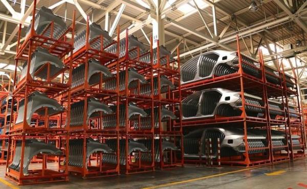 3 bin 500 spot kaynann bulunduu gvde, bin 200 metal parann birletirilmesinin ardndan boya fabrikasna gnderiliyor.