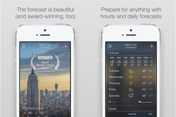 <br><b>Yahoo Weather</b></br>  Daha geni ekranla daha fazla veri salanyor.