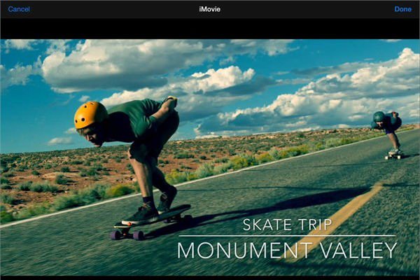 <br><b>iMovie</b></br>  iPhone iin en ideal video dzenleme uygulamalarndan.