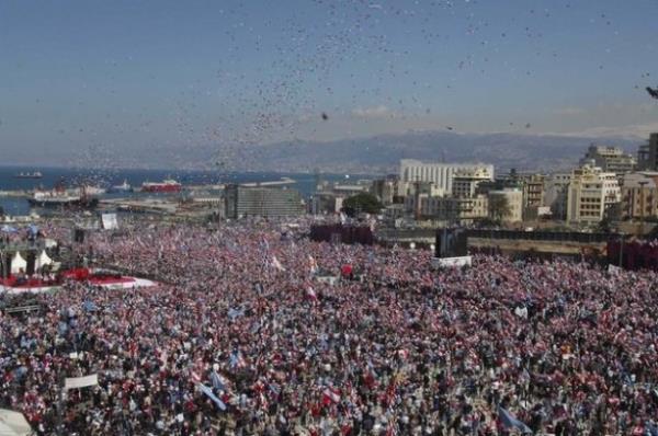 Bu ayaklanma daha sonra 10 binlerce Lbnanlnn lkedeki Suriye askeri varlna kar balatt 'Sedir Devrimi' ile dorua kt.
