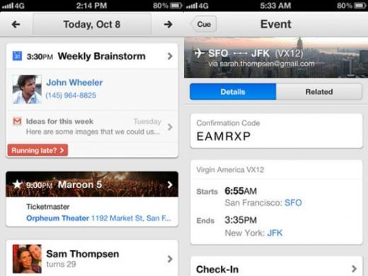 Cue:    Gmail, Calendar, Twitter, Dropbox ve di�er hesaplarla da ba�lant� kuran Cue, g�n�n�z� planlaman�zda yard�mc� oluyor. G�n�n�z�n nas�l ge�ece�ine dair ger�ek�i bir fikre sahip oluyorsunuz.     Fiyat: �cretsiz