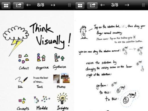 Inkflow:    Inkflow, g�rselli�i yaz�ya daha �ok tercih edenler i�in. Uygulama fikirlerinizi �izmenize ve yaratt�klar�n�z� PDF ve JPEG formatlar�nda kaydetmenize olanak sa�l�yor.     Fiyat: �cretsiz