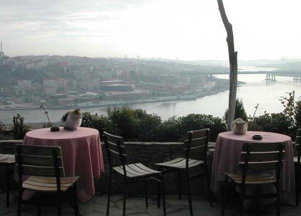 20. Pier Loti'de kahve imek.