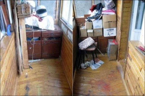 ngiltere'de balkonunun dank halinden ok sklan bir kii...