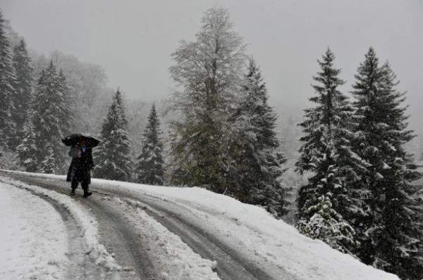 Kentte sa�anak nedeniyle heyelan ve su ta�k�nlar� ya�an�rken heyelan sebebiyle Vakf�kebir - Tonya il�elerine ula��m� sa�layan yol trafi�e kapand�.