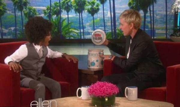 imdi 10 yanda olan bu kk imparator, haber kanallarna hatta Ellen Degeneres ov'a konuk olacak kadar baar salad.